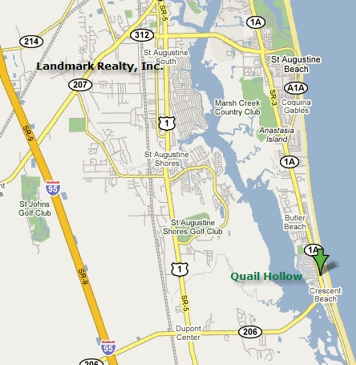 Quail Hollow Condo Map