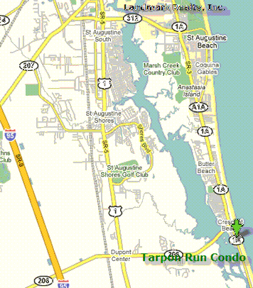 Tarpon Run Condo Map